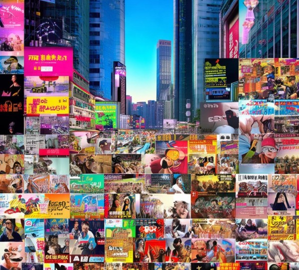 香港广告公司宣传图片，视觉盛宴，映照香港的魅力