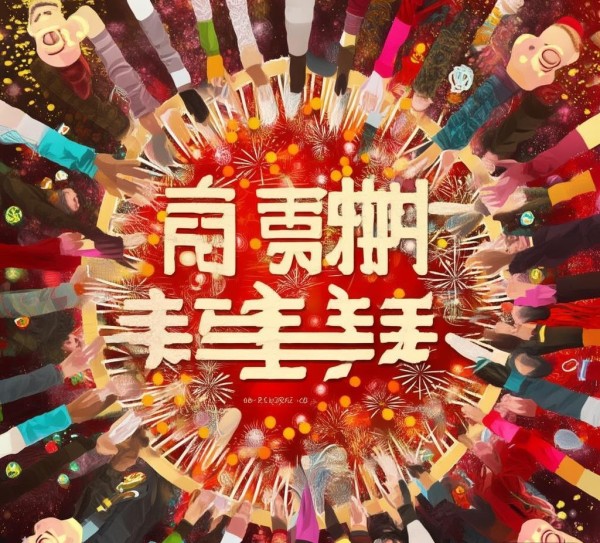 新年祝福，你我同行—广告公司新年宣传
