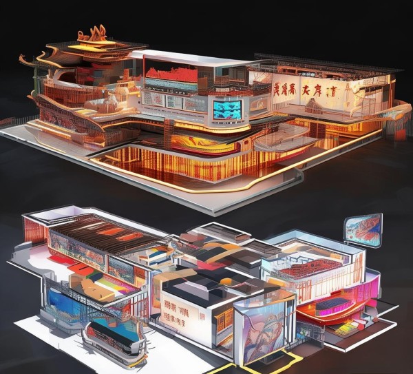 河南广告展台规划图,创意与实践方案