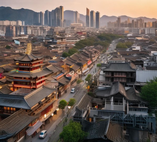 湖南城镇,视觉城市与经济活力