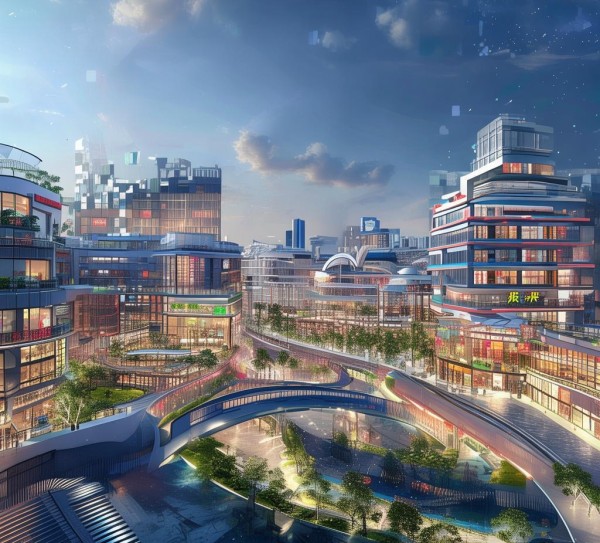建材城广告规划图纸设计，助力城市商业展示与价值提升