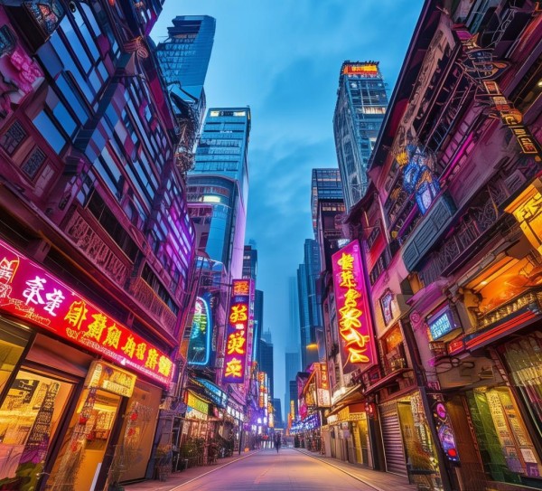 在杭州亚运会的广告中,城市与广告完美融合,让人感受到城市的魅力与现代感。