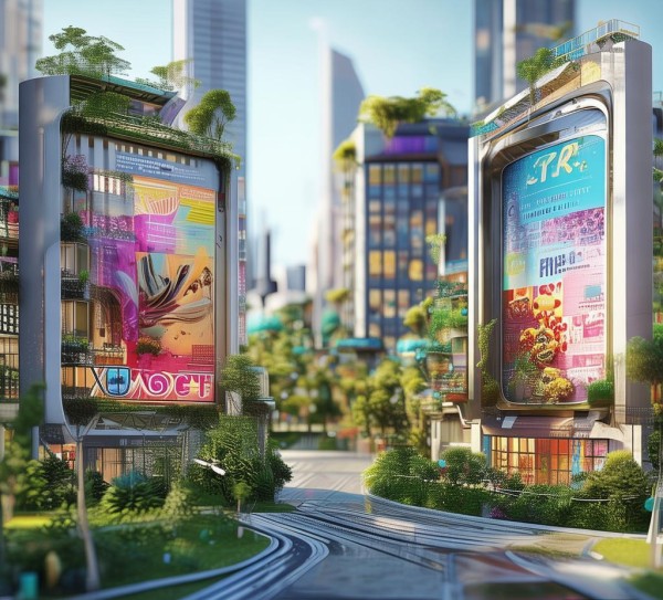 城市规划与户外广告设计图，让城市更美丽
