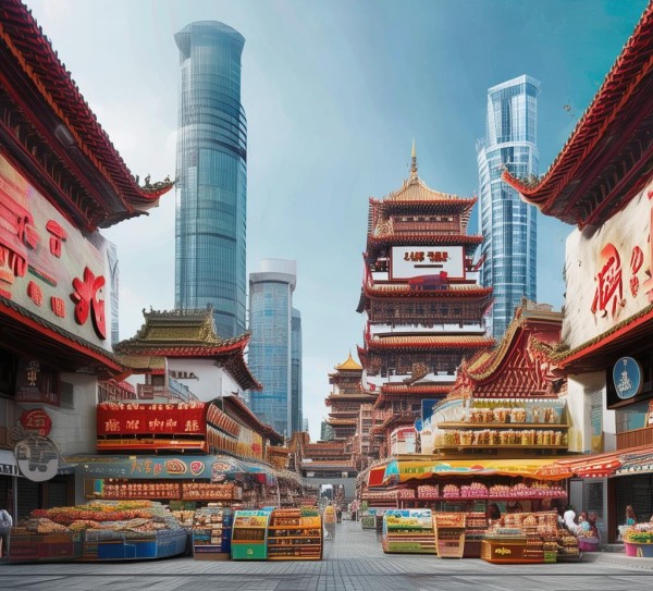 嘉兴超市广告设计图,传递城市记忆与现代活力
