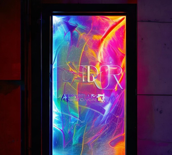 CDR广告公司视觉吸引力与玻璃门宣传图视觉冲击力的完美结合