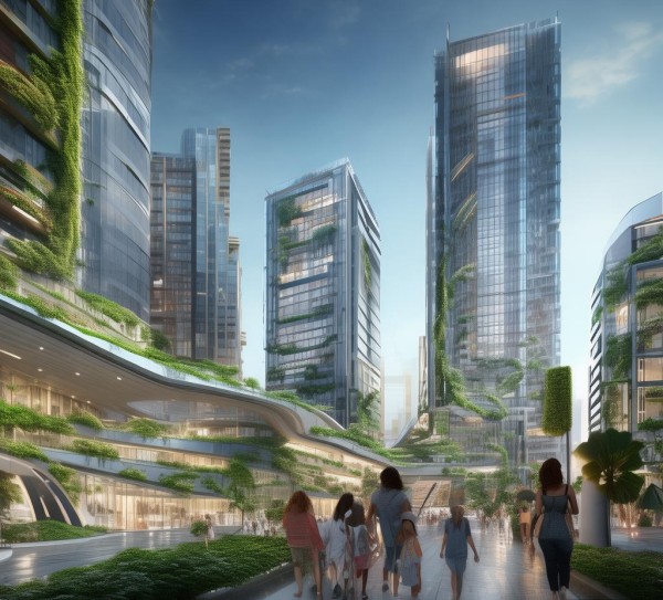 解读地产发展规划广告设计，未来城市生活的新标准