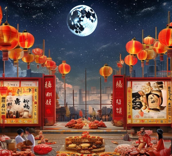 中秋节,广告中的文化与商业传播的结合