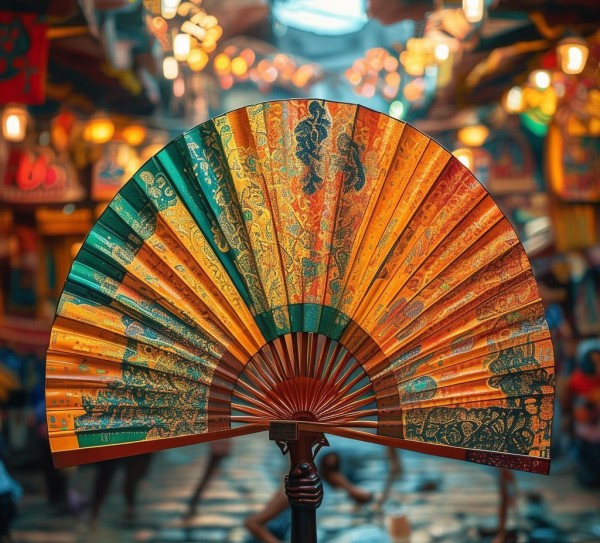 扇子广告，视觉与情感的营销艺术