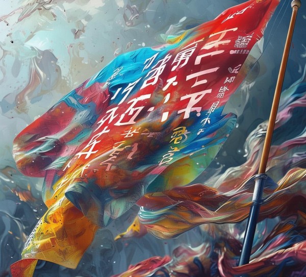 广告公司锦旗传递品牌力量的视觉语言