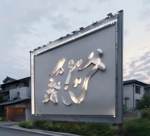 村上统一规划广告牌，文明之光，below无声的进化