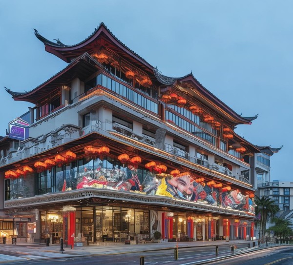 舟山酒店，广告设计的巧妙结合