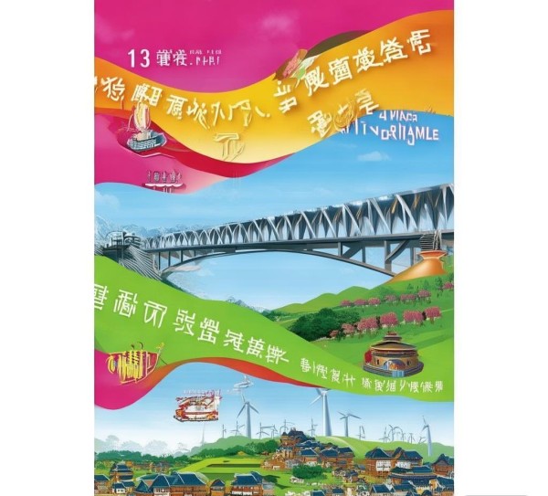 十三五规划平面公益广告，助力乡村振兴
