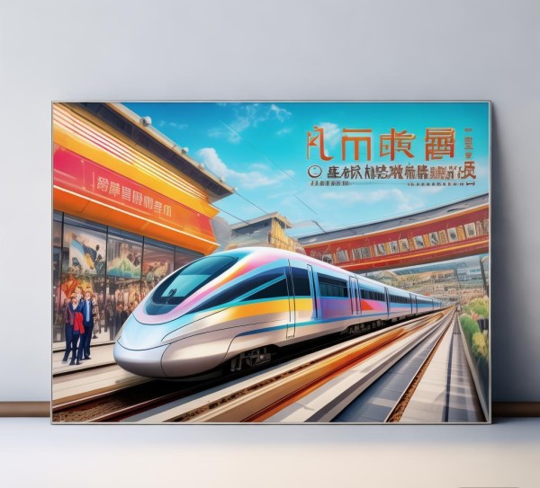 高铁站广告宣传海报案例分析