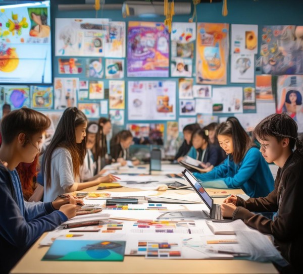 湖州学校，广告设计的创新实践