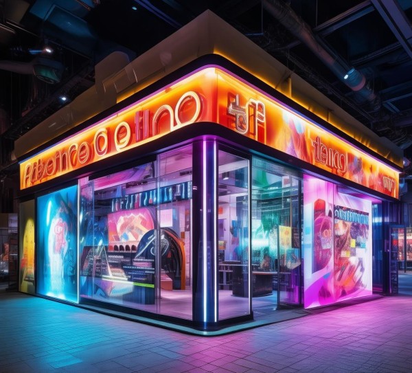 一间广告店 args 的设计灵感