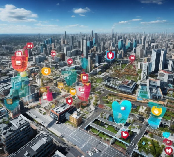城市广告规划点位图,从平面布局到视觉冲击的策略