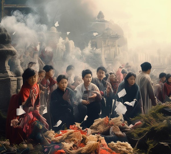 清明祭奠，文化传承，广告中的文明守望