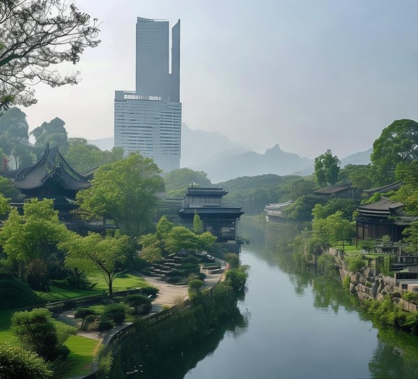 绍兴，风景如画，酒店广告规划，让山水与文化相遇的未来