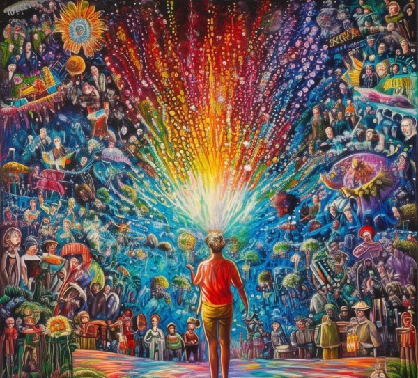 公益之光，精心设计的视觉艺术作品