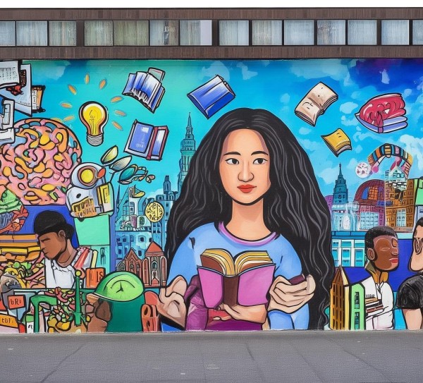 墙面广告助力升学,用视觉化方法激发学习动力