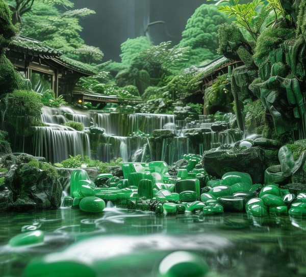 翡翠广告宣传案例分享,一场精心设计的视觉盛宴