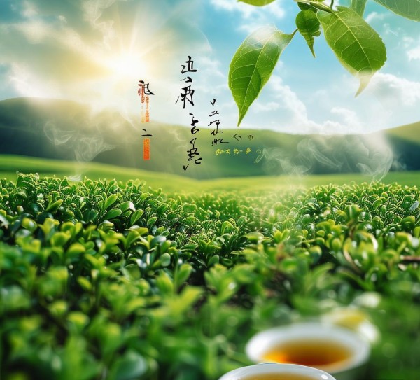 茶厂广告，茶香与文化的生命之光