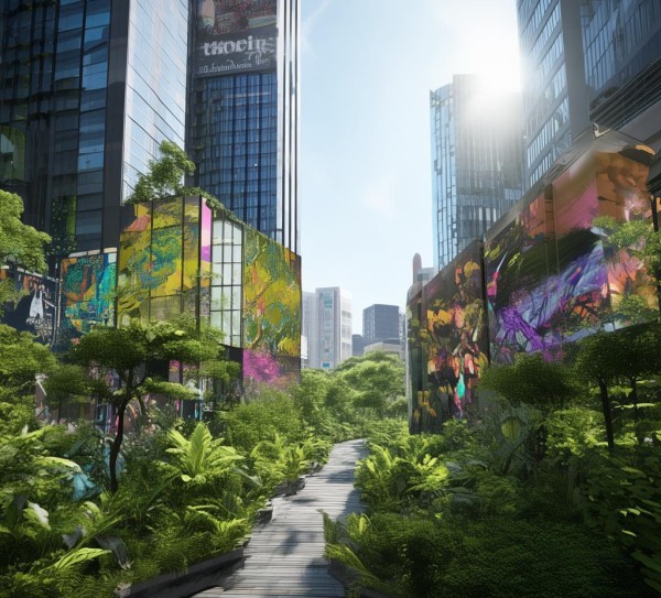 城市广告花园，园林城市与广告设计的创新实践