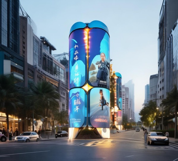 城市交通中的视觉与行动融合，福建城市道路广告牌规划