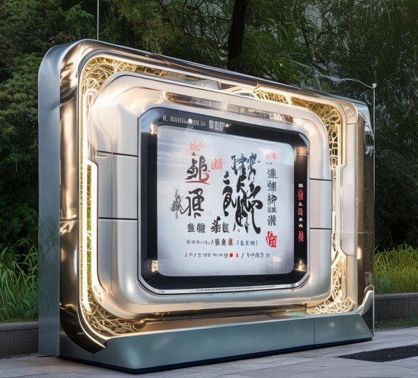 江庄广告牌,现代与传统的和谐统一