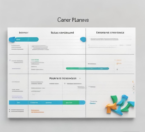 广告公司职业规划,表格图模板