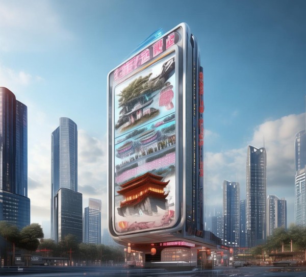 常德地标广告牌规划图，Integrating Cultural and Modernity