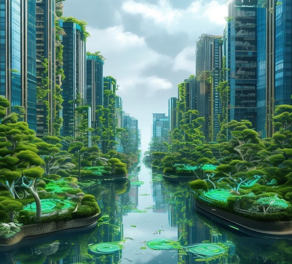 园林城市与广告策略,重塑城市生态