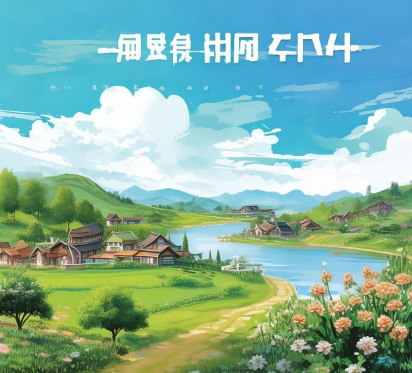 魏县锦泽园规划图广告，乡村振兴的美好图景