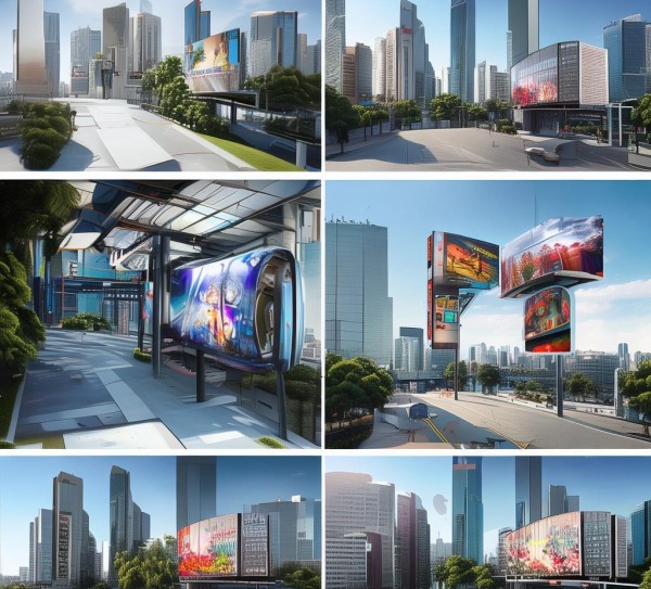 城市风貌广告位规划图集，构建城市魅力的创新方案