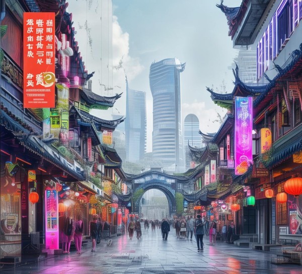 福州广告宣传案例,城市文化与现代创新融合