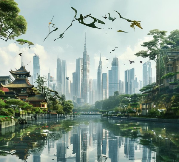 园林城市广告设计,视觉与情感的传播之道