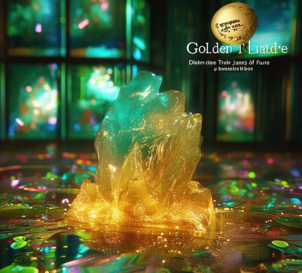 翡石广告宣传，golden Treasures of翡翠的未来