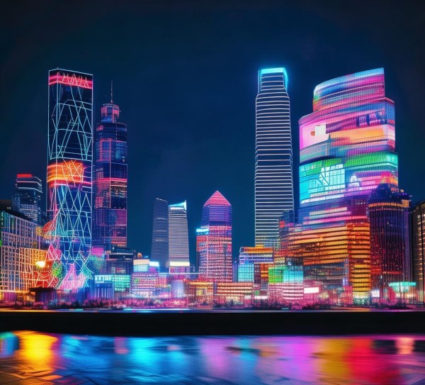 广告灯光设计规划师在城市艺术中的视觉盛宴与上海的璀璨绽放