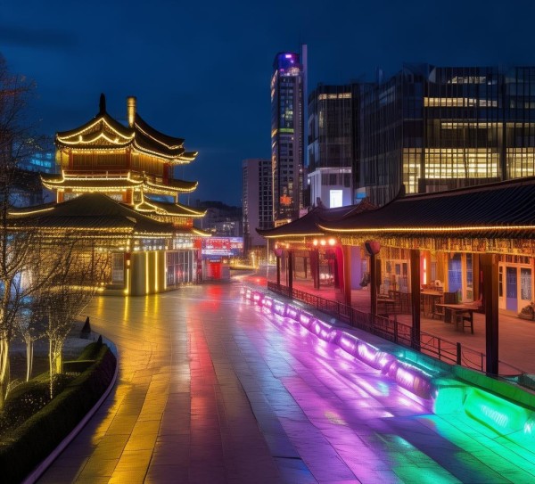 苏州广告灯光设计规划,城市文化与商业场景的创新解决方案