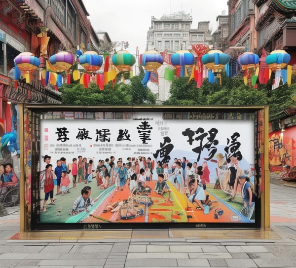 聚玩街广告宣传中的语文案例
