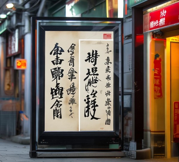 传统与现代对联广告，传统与现代的完美融合