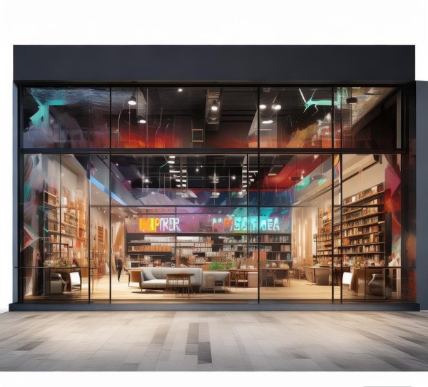 广告店装修设计图，从方案到空间布局的完美结合