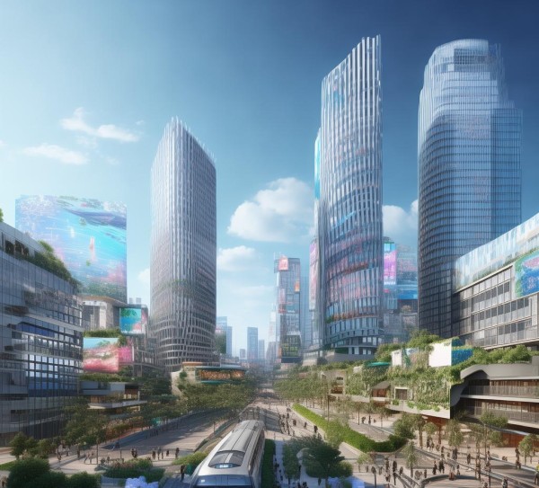 构建未来，松江区广告设计规划图
