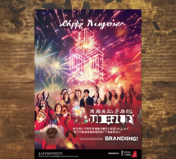 广告公司海报，元旦特别宣传，吸引你的品牌！