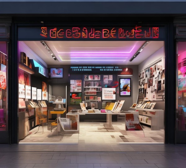 广告店,设计与商业的完美融合