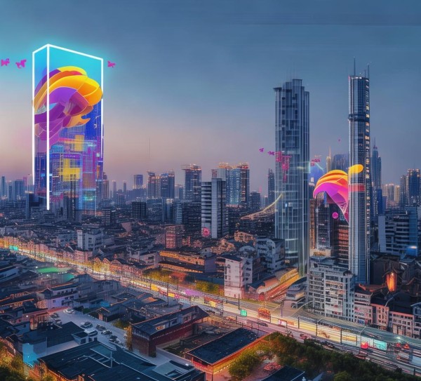 满州现代化城市形象，宣传栏广告公司开启新篇章