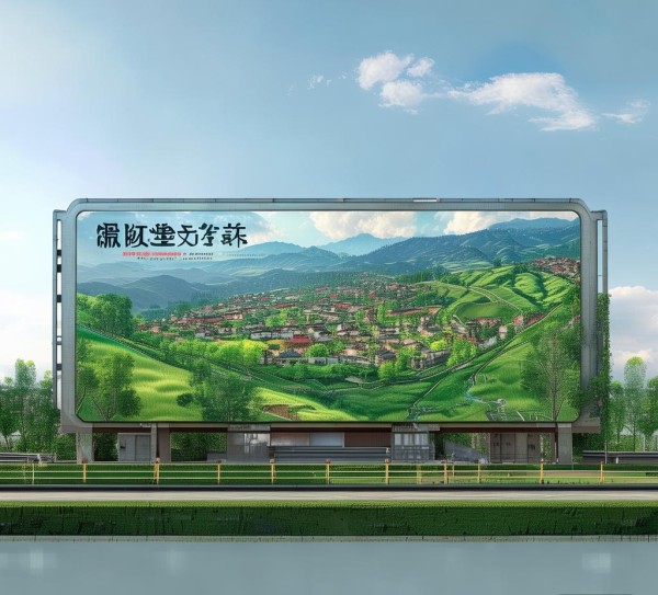 乡村振兴,户外广告的视觉盛宴