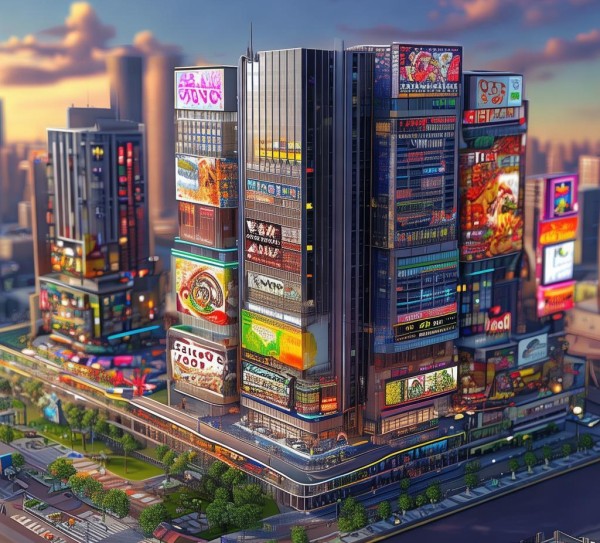 城区广告规划设计图，构建城市品牌与文化价值的视觉表达