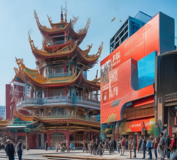 衢州社区,创意与现代的广告设计与故事