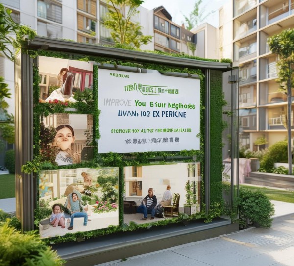 小区广告位规划，Improve Your Neighbors’Living Experience